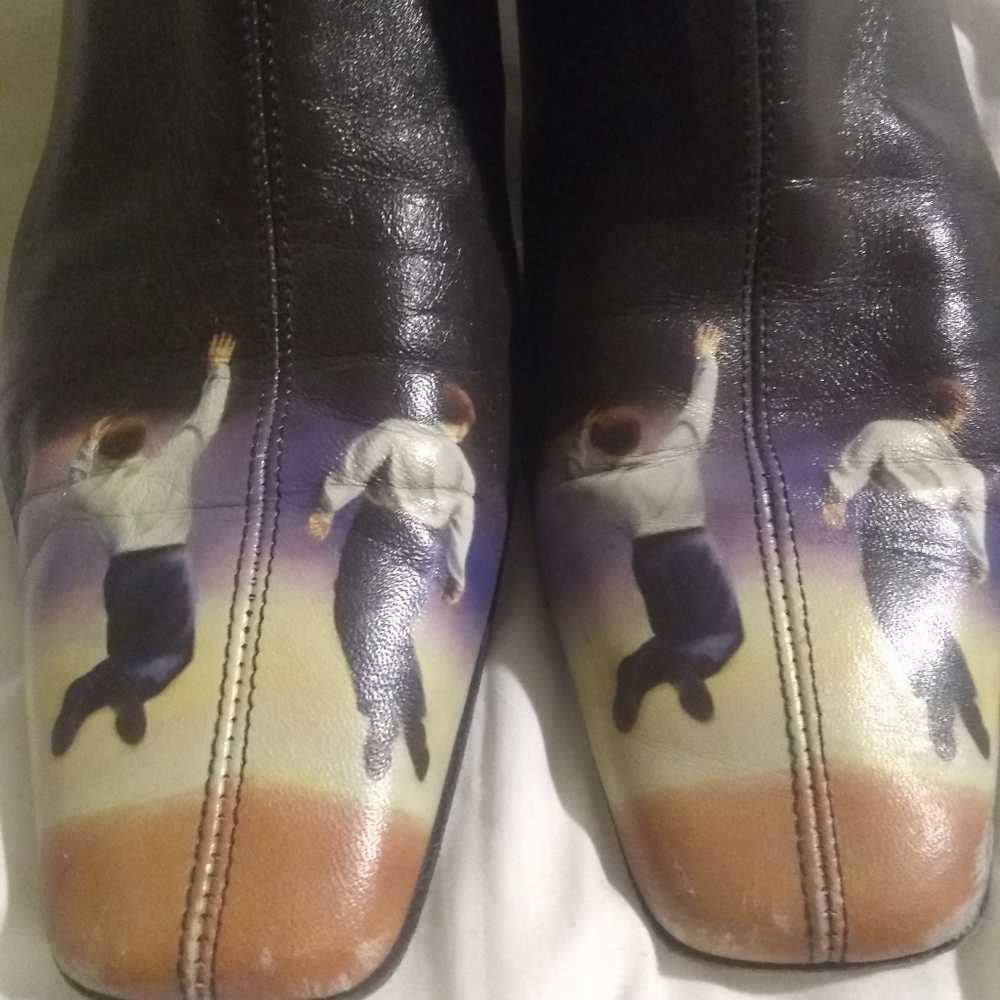 RARE Vintage Icon Art genuine leather boots - Picture 11 of 16